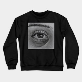 drawing insecurities dark circles body positivity Crewneck Sweatshirt